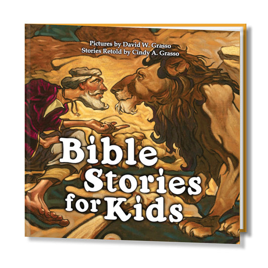 This 80 page, high-quality, custom-run, children's book is filled with adventure and intrigue, humor and surprise that will engage children young and old alike. Bible Stories For Kids brings timeless Old and New Testament stories to life in a fresh, fun, and colorful way!