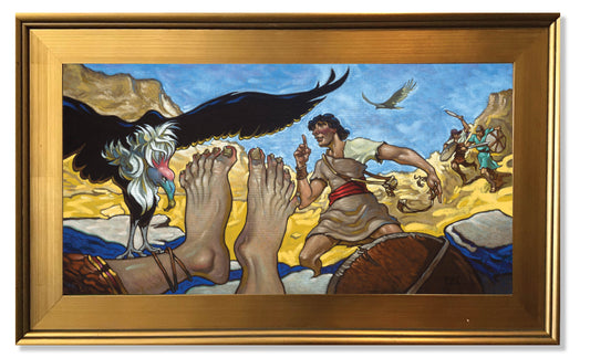 "David and Goliath" Fine Art Print