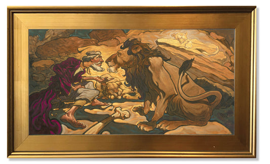 "Daniel Makes a Friend" Fine Art Print