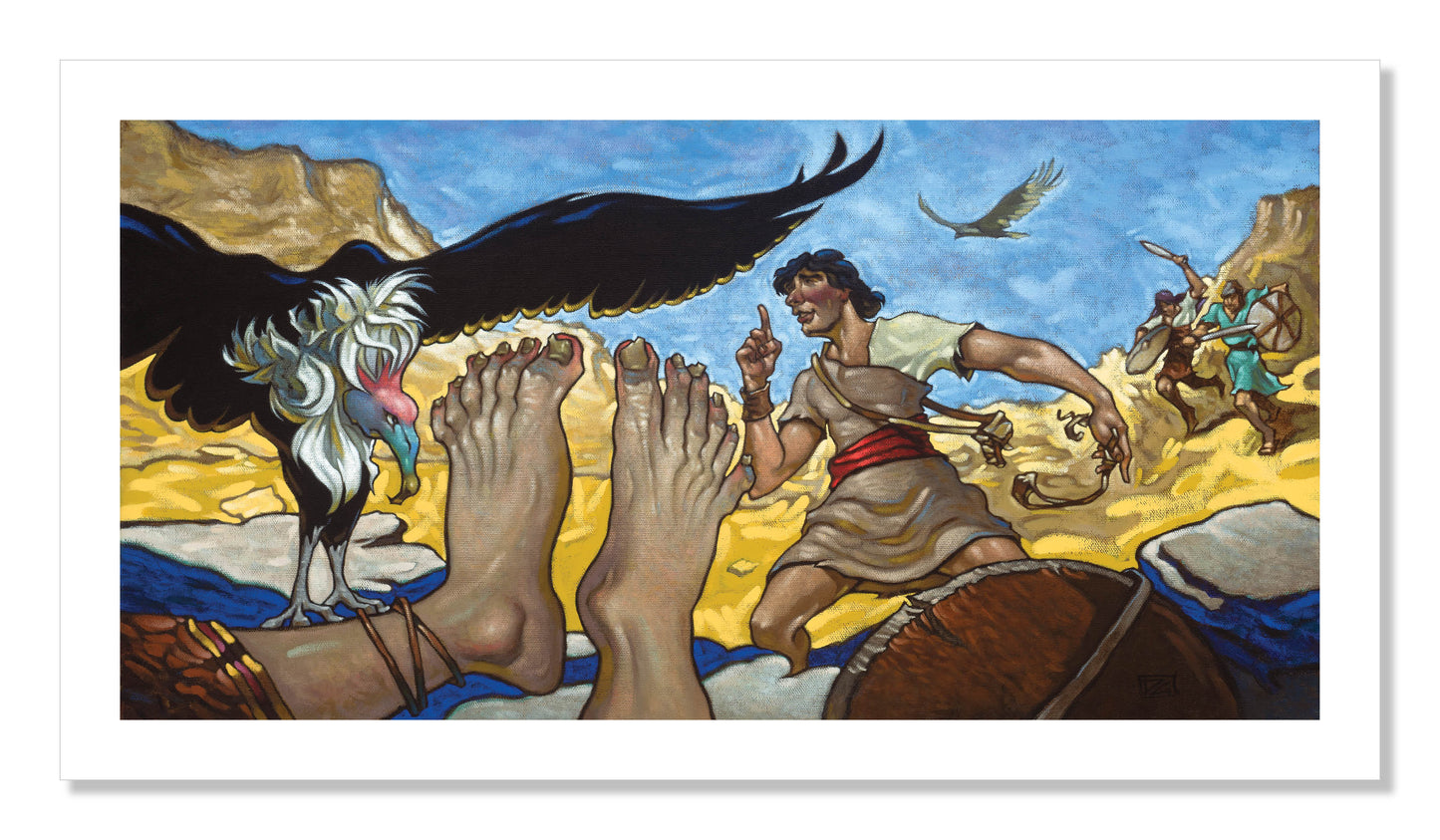 "David and Goliath" Fine Art Print