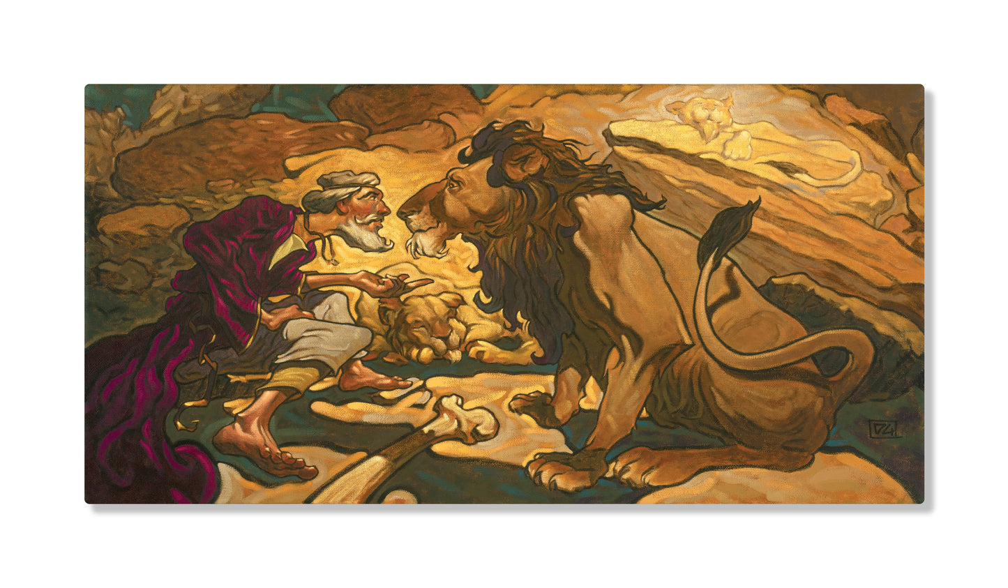 "Daniel Makes a Friend" Fine Art Print