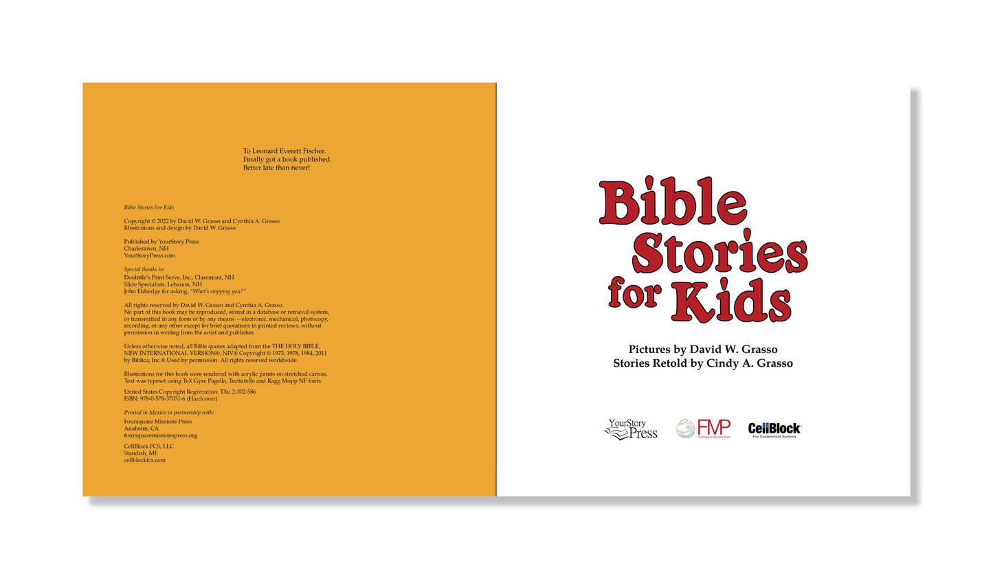 "Bible Stories for Kids" Children's Book